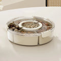 NIFTY Rotating Divided Serving Tray with Lid & Handle
