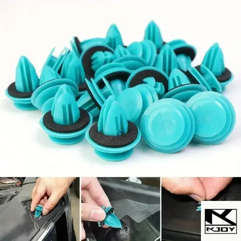 Push Rivet Clips for Car Door Panel & Bumper Trim – 10/300PCS