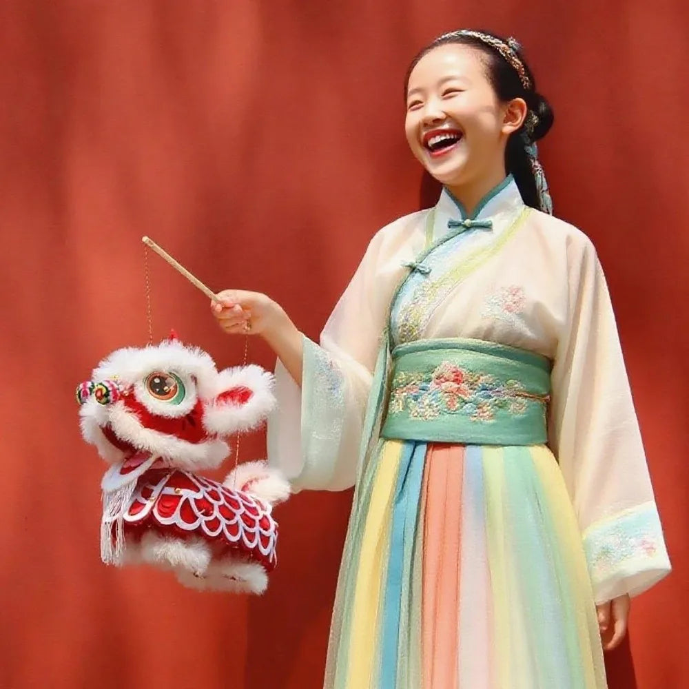 Lion Dance DIY Lantern Kit – Handheld New Year Festival Decor