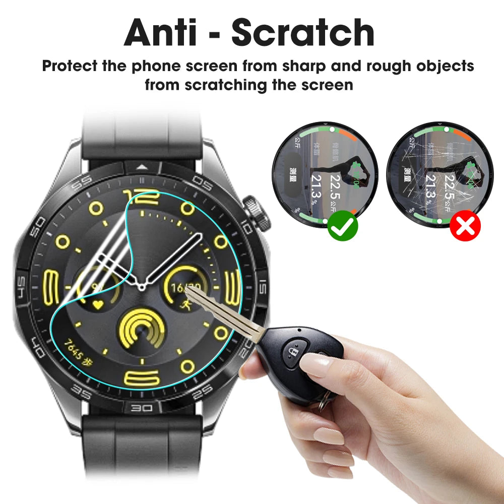 TPU Hydrogel Screen Protector for Huawei Watch GT4 37/41mm