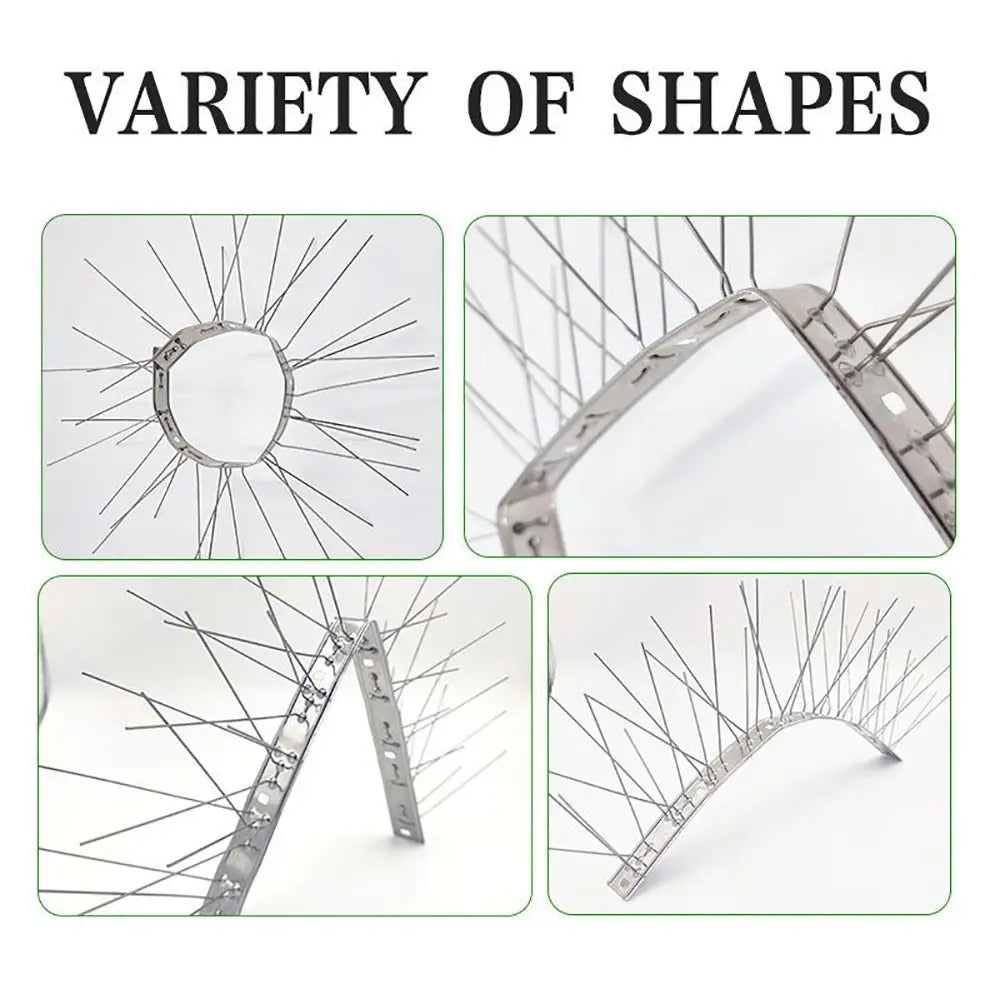 Stainless Steel Bird Spikes 25/33/50cm – Anti-Perch Deterrent