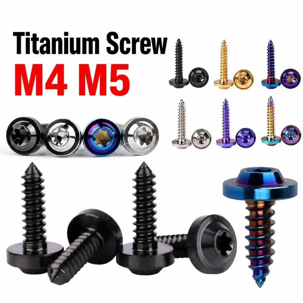 GR5 Titanium Self-Tapping Screw M4 M5 Torx Drive Trim Panel