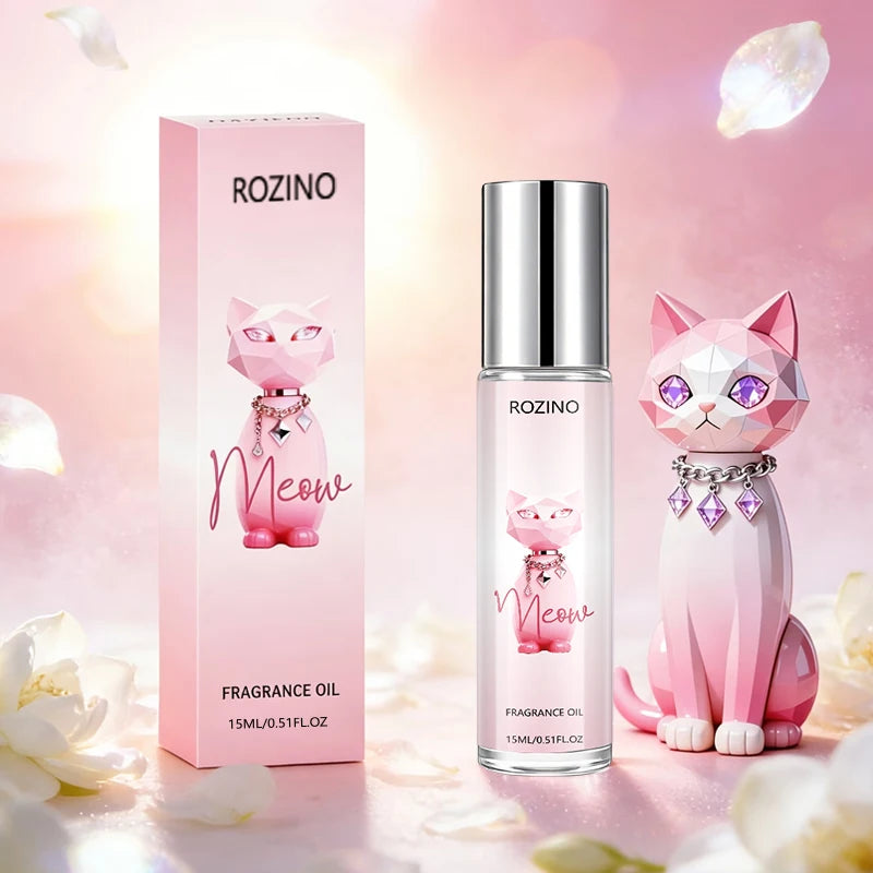 ROZINO Jasmine Gardenia Roll-On Perfume Oil | Alcohol-Free 15ml