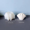 Shell Vase Silicone Mold – DIY Plaster Cement Flower Vase