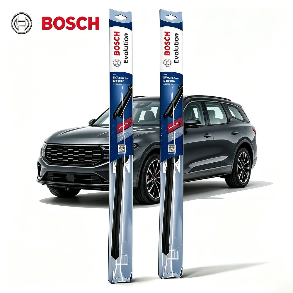Bosch Evolution Wiper Blades 14–26 Inch | Streak-Free & Quiet