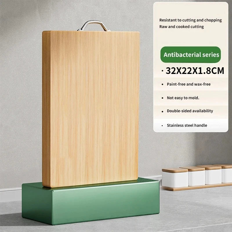 Double-Sided Bamboo Cutting Board | Thick, Antibacterial Kitchen Board