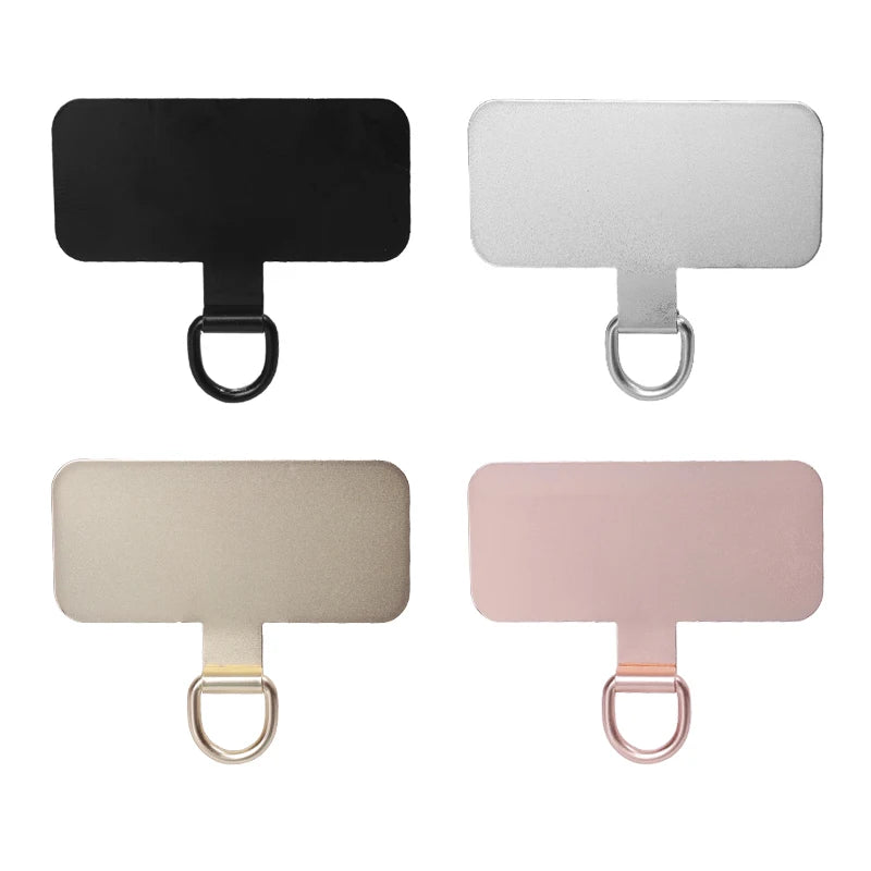 Stainless Steel Phone Lanyard Patch Clip | Anti-Drop Tab