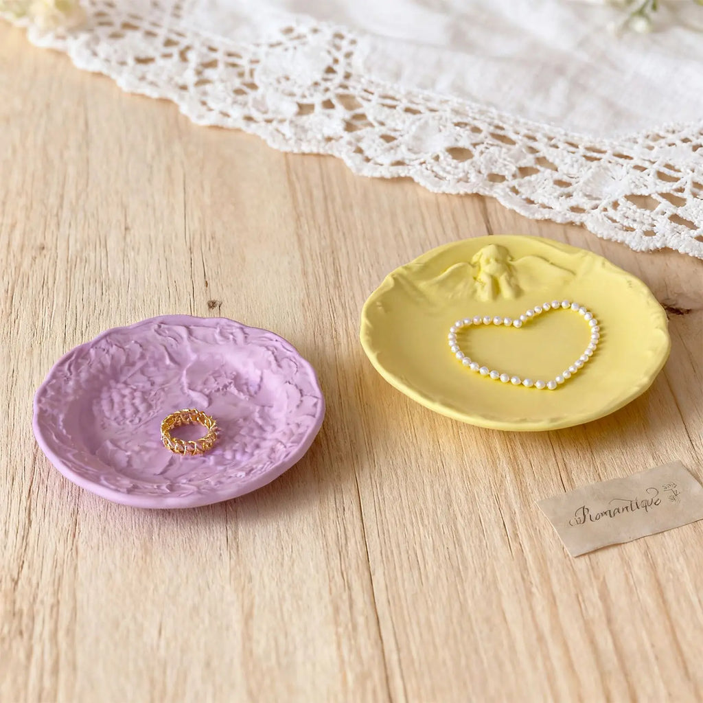 Round Strawberry Angel Pattern Tray Silicone Mold – DIY Craft