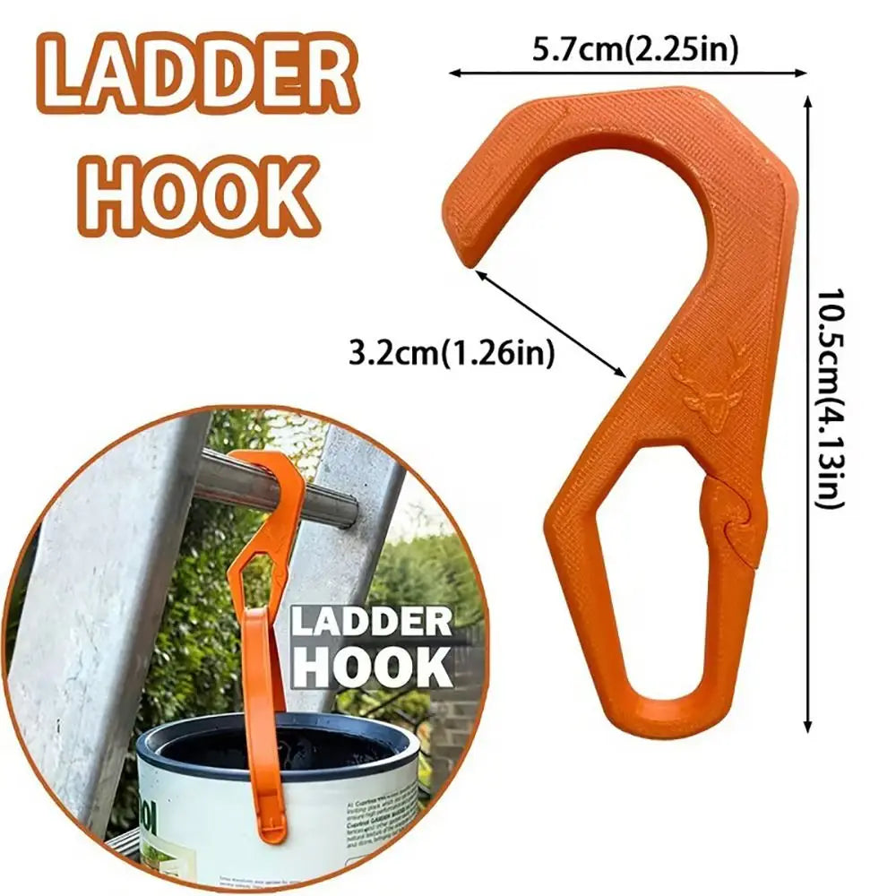 Multi-Purpose Ladder Hook with Buckle | ABS Plastic, Multicolor