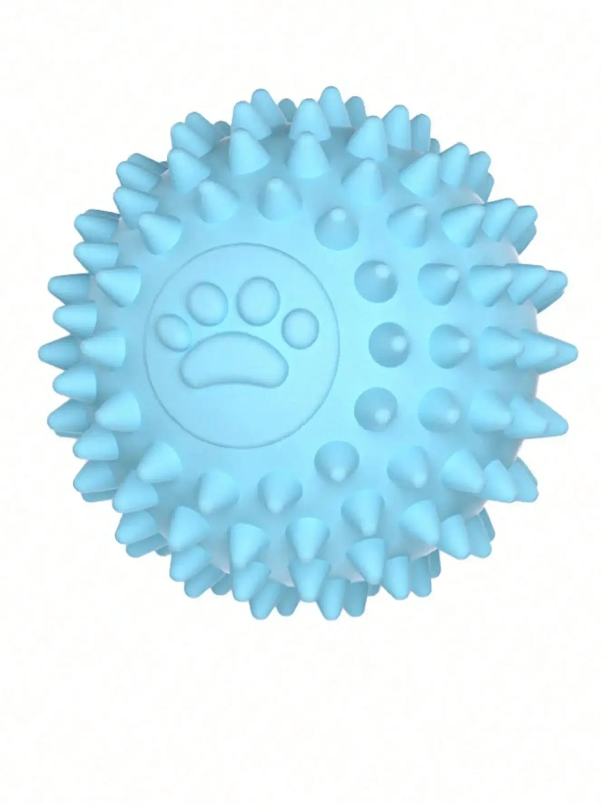 Spiky Rubber Dog Chew Toys – Bone & Ball Teething Set