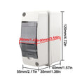 IP65 Waterproof Electrical Distribution Box | Transparent Cover