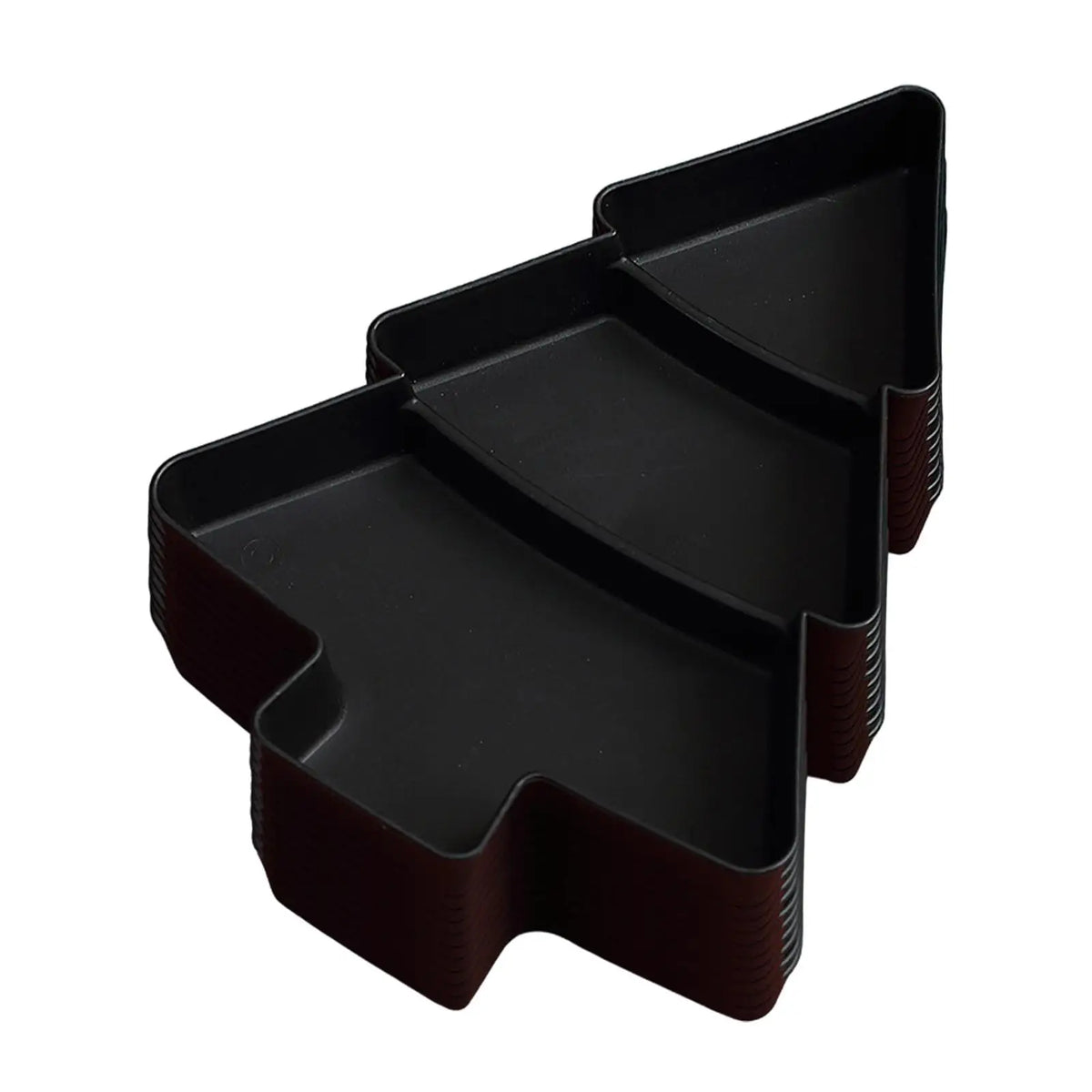 Christmas Tree Candy & Nut Serving Tray – 10-Pack PP Platter