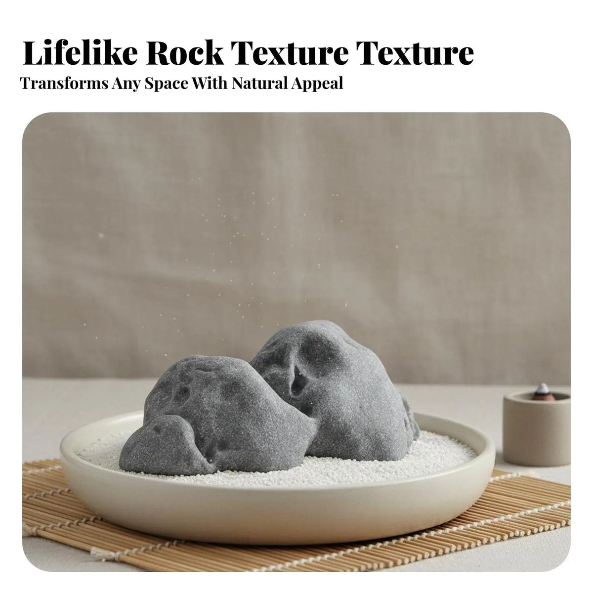 Resin Mountain Aquarium Rockery | Betta Tank & Bonsai Decor