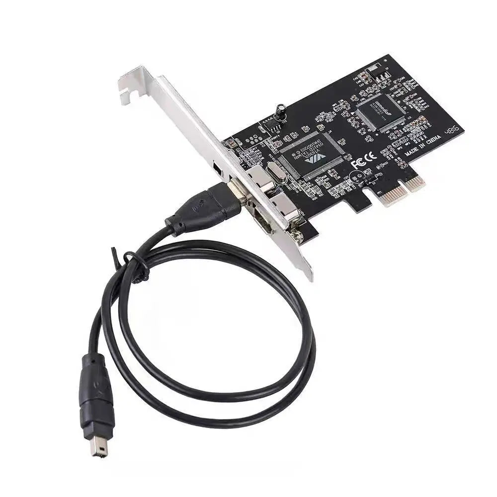 PCIe IEEE 1394 FireWire Card – HD DV Video Capture Adapter