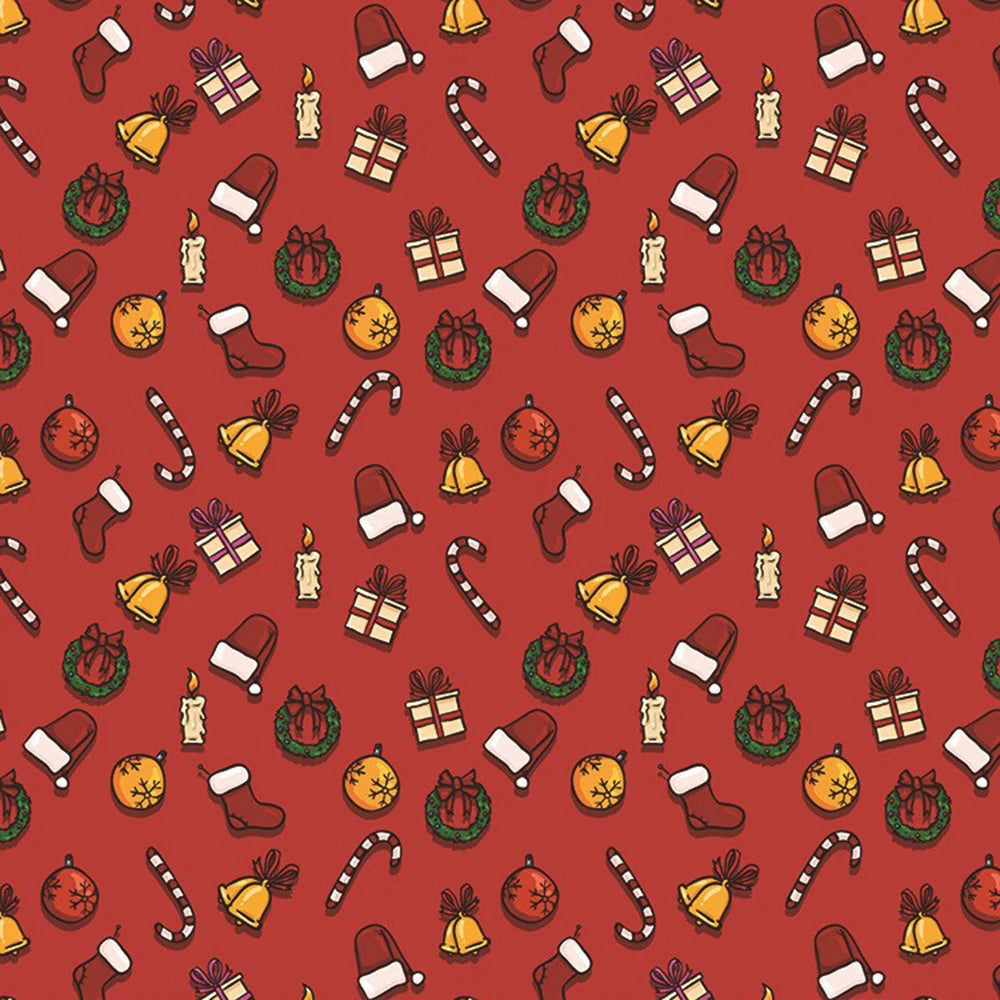 Christmas Wrapping Paper Set – 10 Festive Colorful Sheets