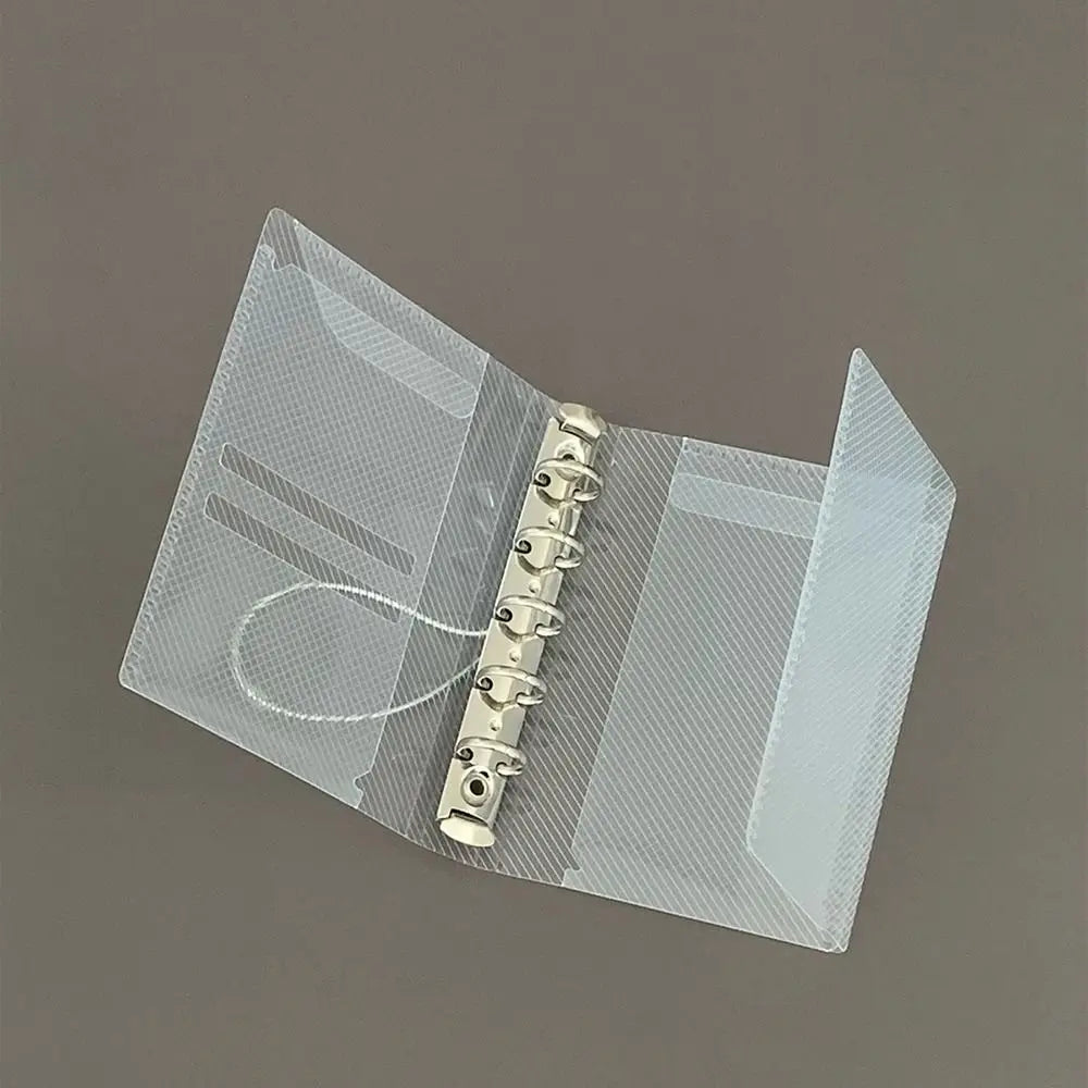Transparent PP Loose Leaf Notebook Cover | M5 A6 A7 Binder