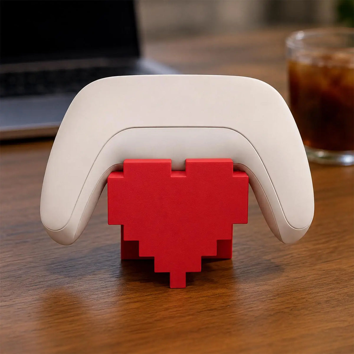Retro Pixel Heart Game Controller Stand – PS5/PS4/Switch Pro