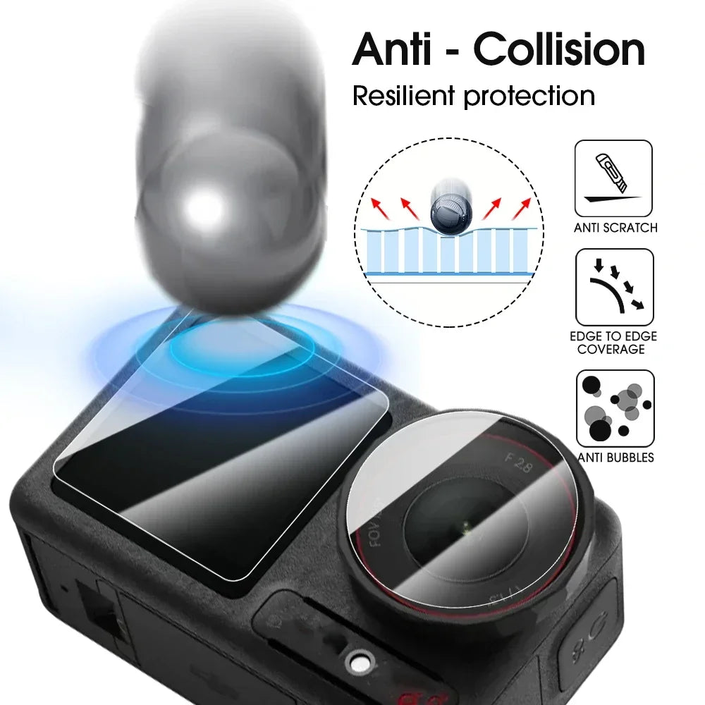 DJI Osmo Action 5 Pro Tempered Glass Screen & Lens Protector