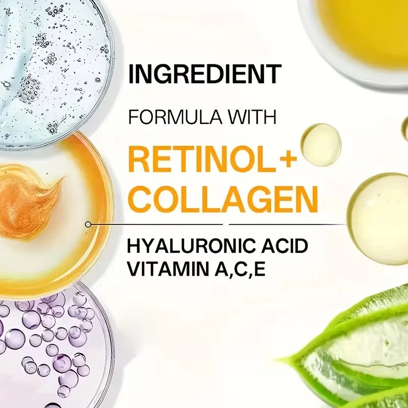 Retinol Moisturizing Cream – Collagen, Hyaluronic Acid, Vitamin C+E