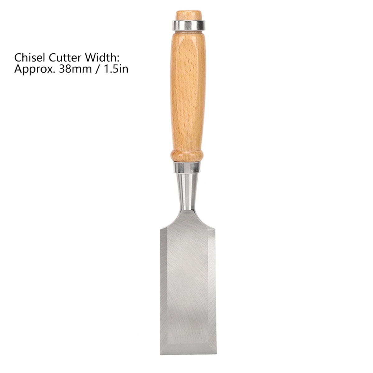 38mm Flat Wood Chisel – Chrome Alloy Steel Woodworking Tool