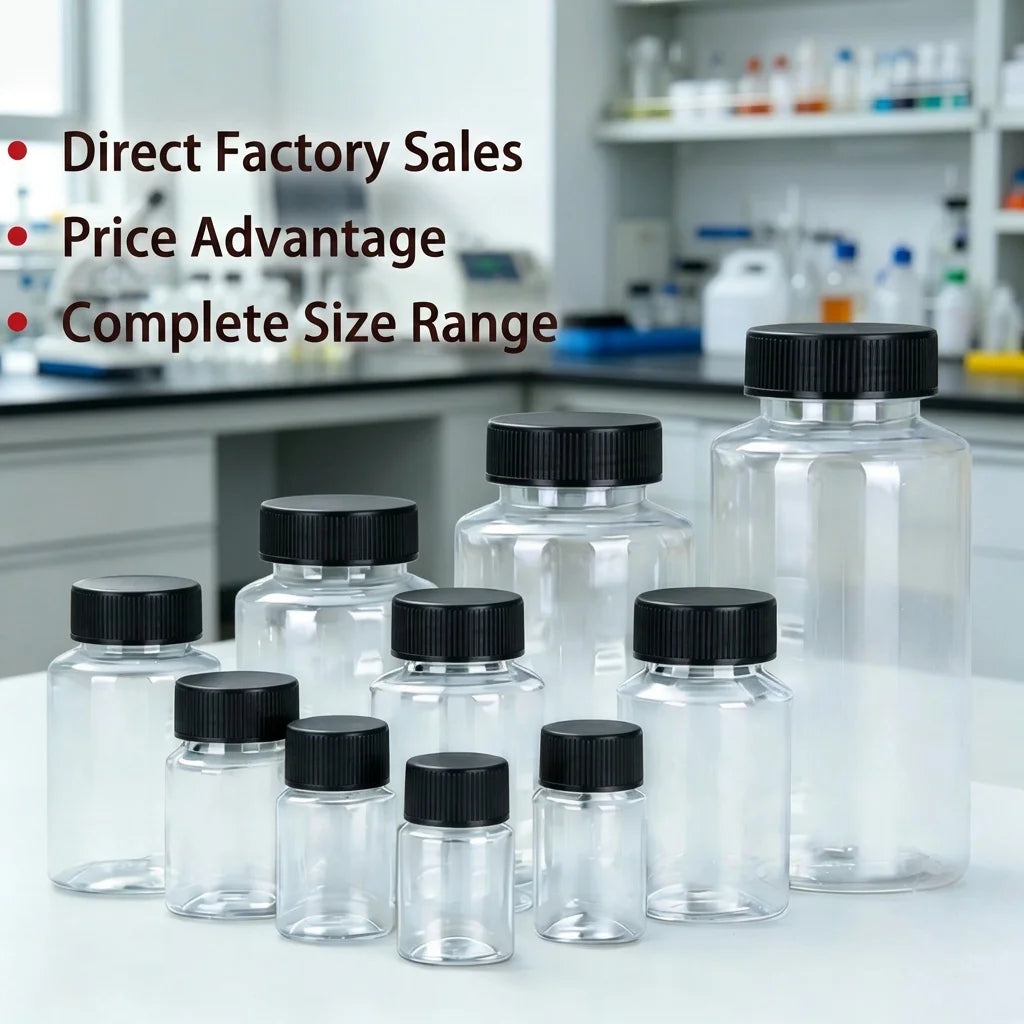 Transparent PET Refillable Bottle – Leak-Proof Travel Storage