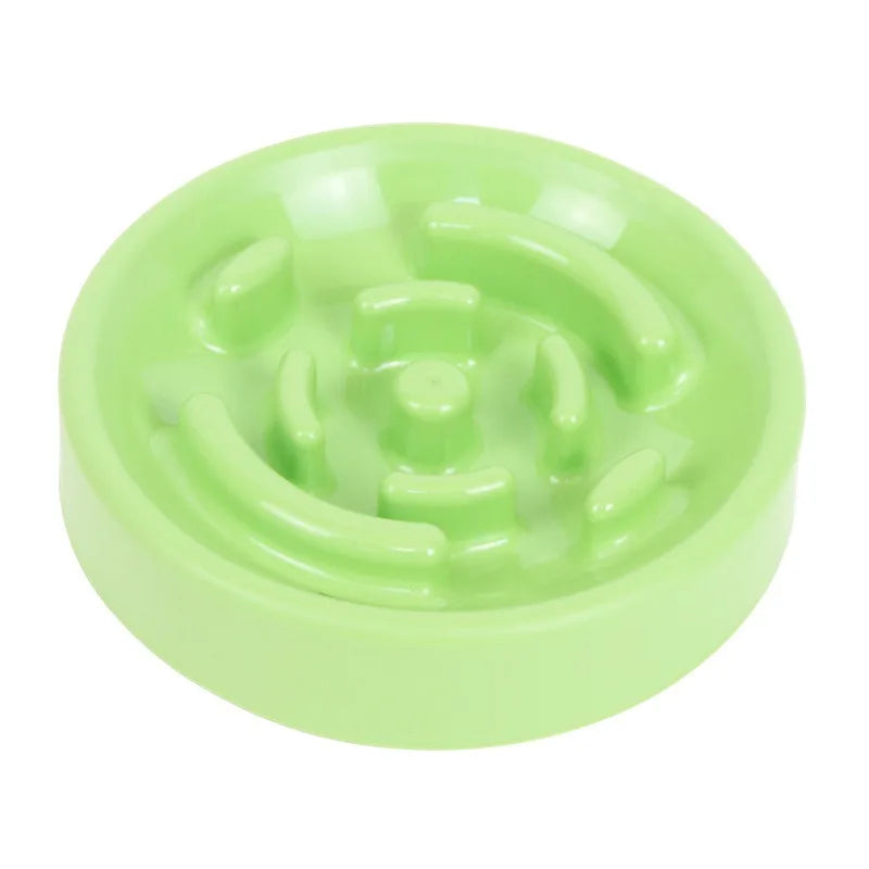 Slow Feeder Dog Bowl – Anti-Choke Round Pet Food Bowl