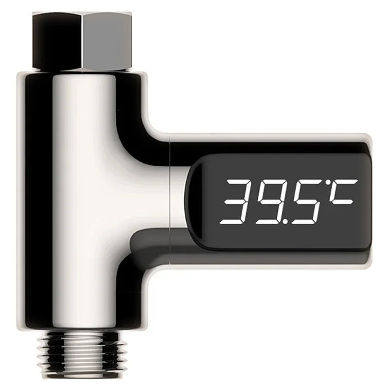 Self-Powered LED Shower Thermometer | Baby Bath Water Temp