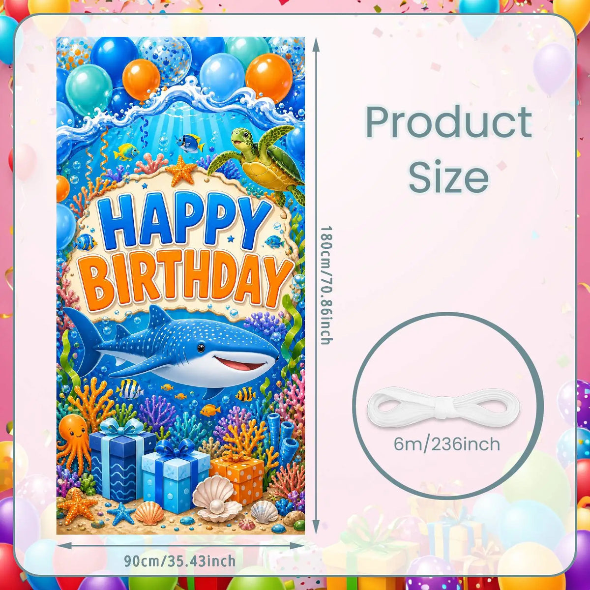Pickle Birthday Banner Floral Accent – Party Photo Prop