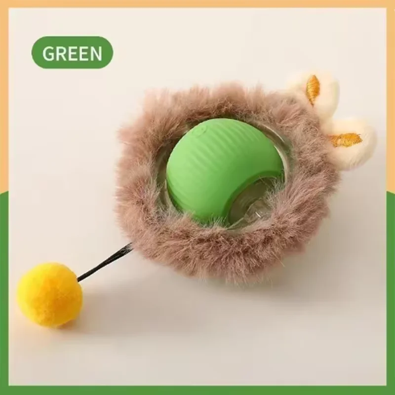 Automatic Rolling Ball Cat Toy – USB Rechargeable Interactive