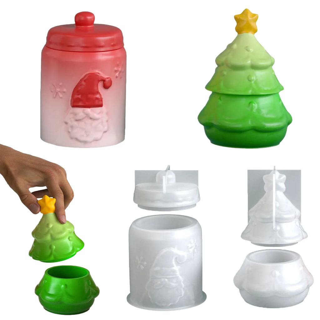 Christmas Silicone Mold – DIY Resin, Candle & Plaster Crafts