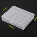 Clear Plastic Bobbin Storage Case – 25 or 36 Grid Sewing Box