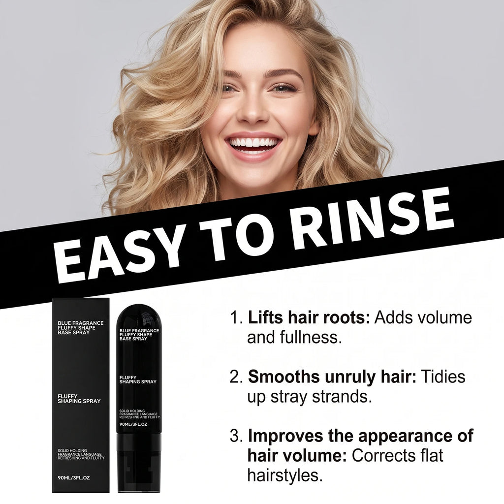 Fluffy Volume Hair Spray – Fine Mist Long-Lasting Hold 90ml
