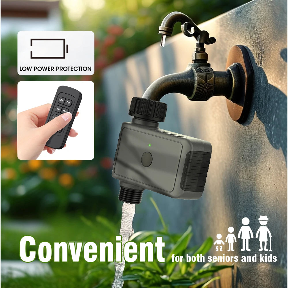 Remote Control Garden Water Timer – 6-Speed Auto Irrigation