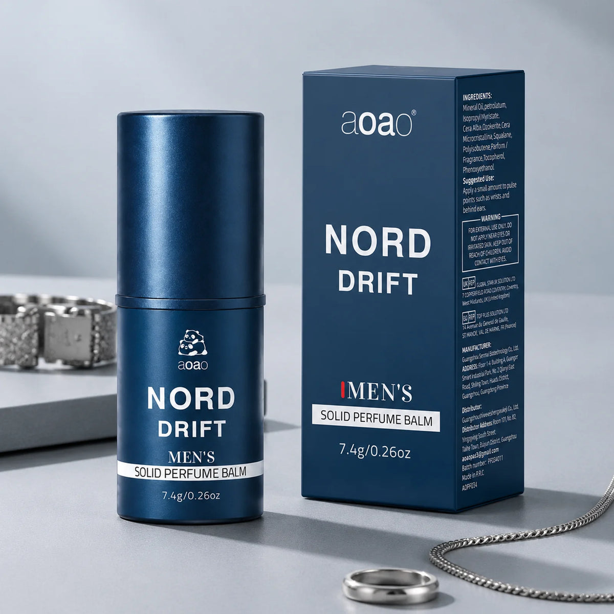 Portable Solid Cologne Balm for Men – Fresh Pocket Fragrance