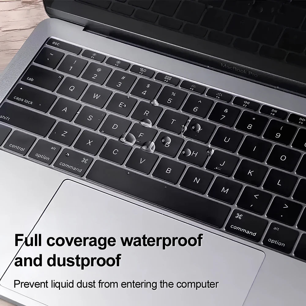 Clear TPU Keyboard Cover for MacBook Pro 13 14 15 16 – Ultra Thin