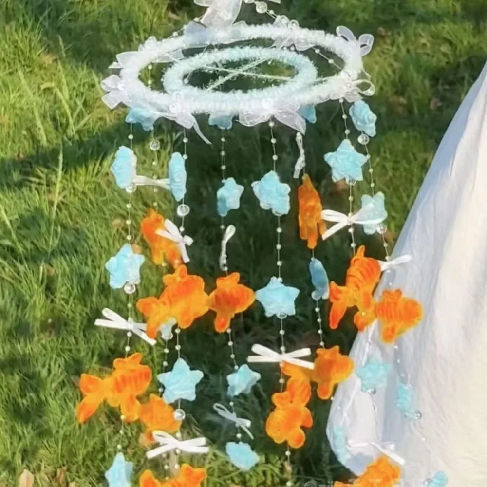DIY Koi Butterfly Wind Chimes Kit | Handmade Hanging Decor