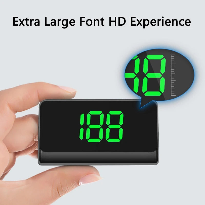 HD LED Car HUD Head-Up Display | GPS Speedometer All Vehicles