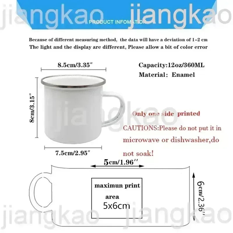 Wedding Witness Gift Enamel Mug – Friend, Sister & Family