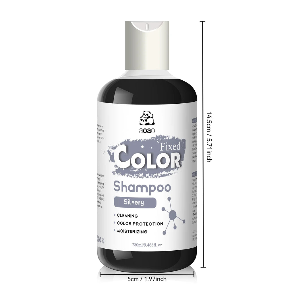 Silver Color Fixing Cleansing Shampoo – Unisex | aoao