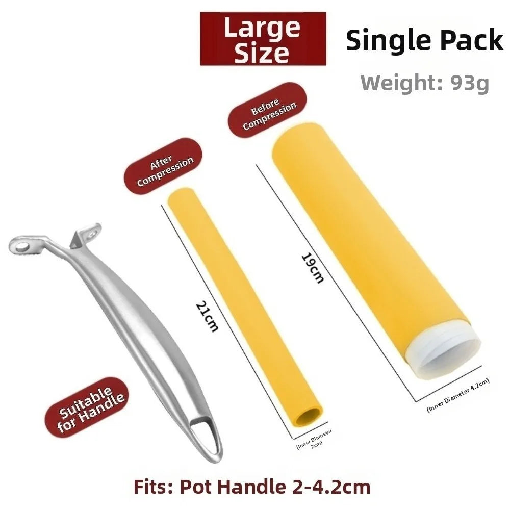 Silicone Pot Handle Cover – Heat-Resistant Anti-Slip Pan Grip
