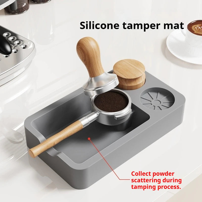 Silicone Espresso Tamping Mat – Non-Slip Coffee Station Pad