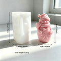 3D Santa Claus Snowman Silicone Candle Mold – Christmas DIY