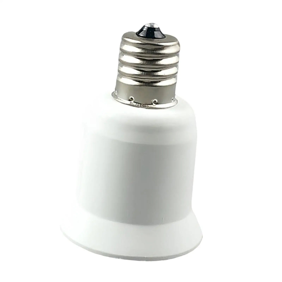 E17 to E27 Metal Bulb Socket Adapter 3-Pack | Lamp Base Converter