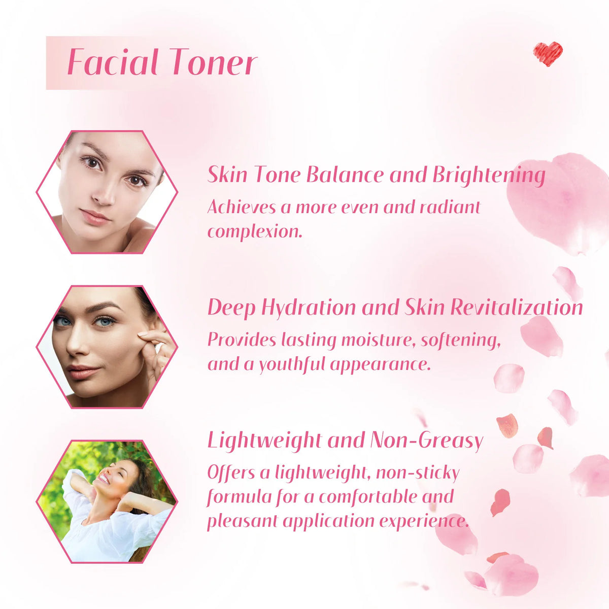 Hoygi Rose Water Facial Toner – Hydrating Pore-Minimizing Serum