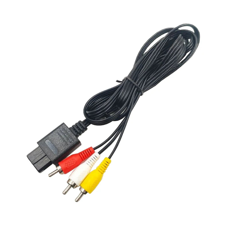 AV RCA Cable for Nintendo N64, Super Famicom & GameCube