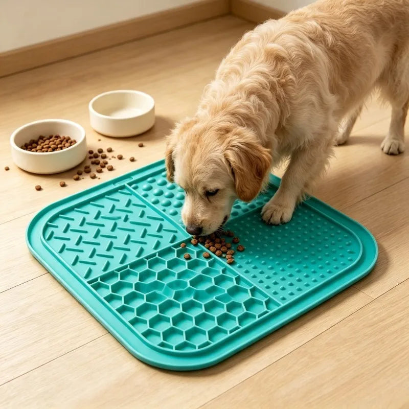 Pet Lick Mat for Dogs & Cats – Anti-Slip Slow Feeder Pad