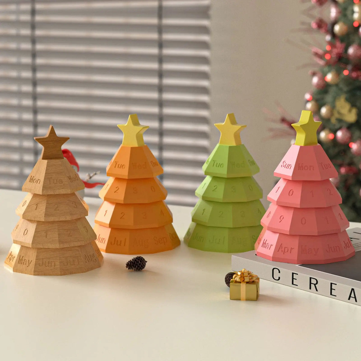Christmas Tree Perpetual Calendar Silicone Mold – DIY Resin & Candle