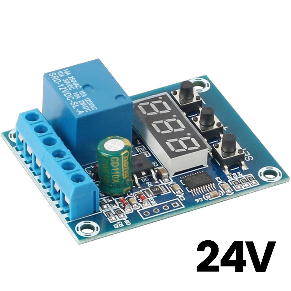 DC 9V/12V/24V Voltage Detection Relay Module 0–99.9V