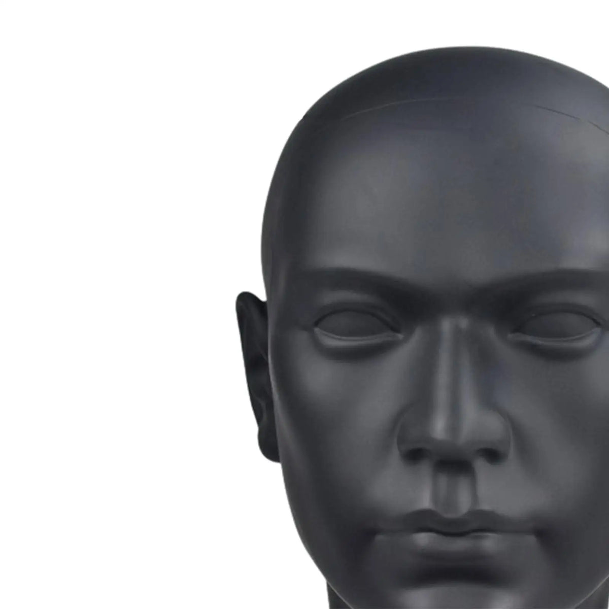 Male Mannequin Head Stand for Wig, Hat & Glasses Display