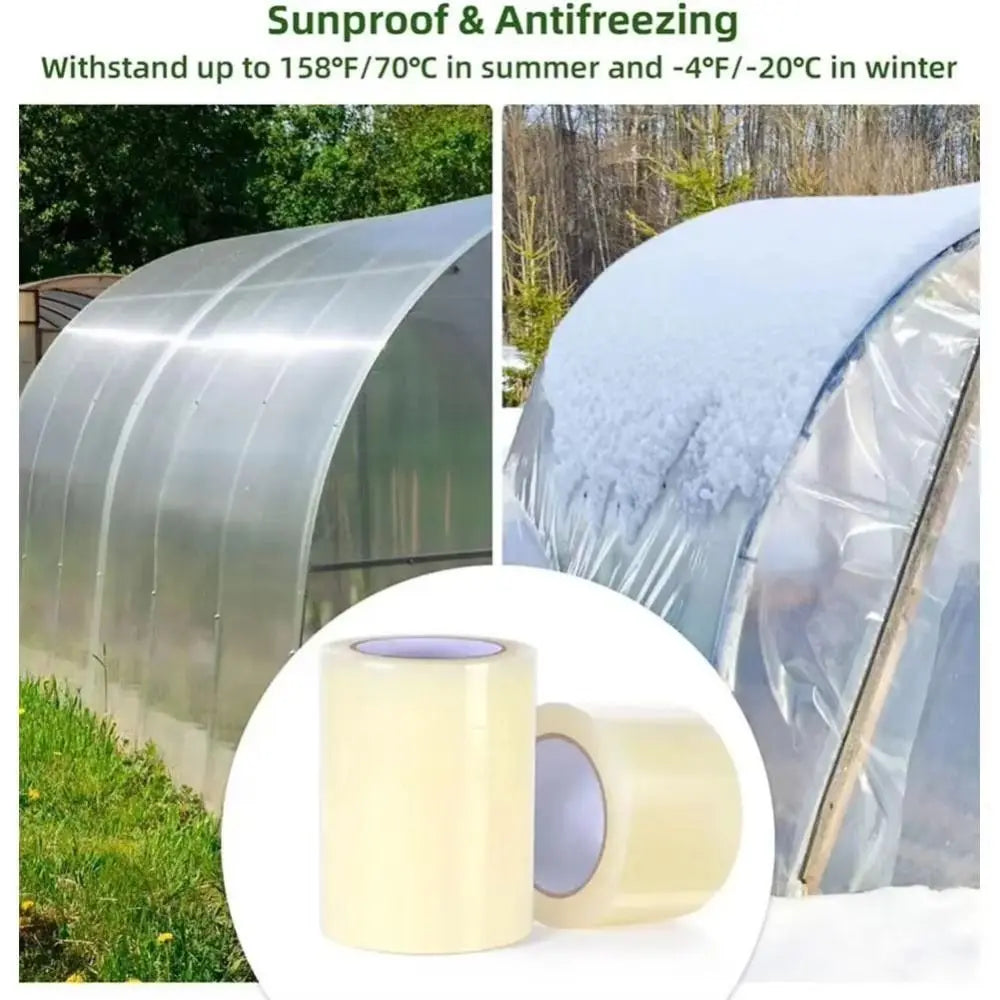 UV Resistant Greenhouse Film Repair Tape – Transparent, Waterproof